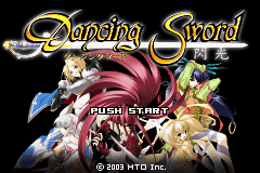 Dancing Sword - Senkou Title Screen